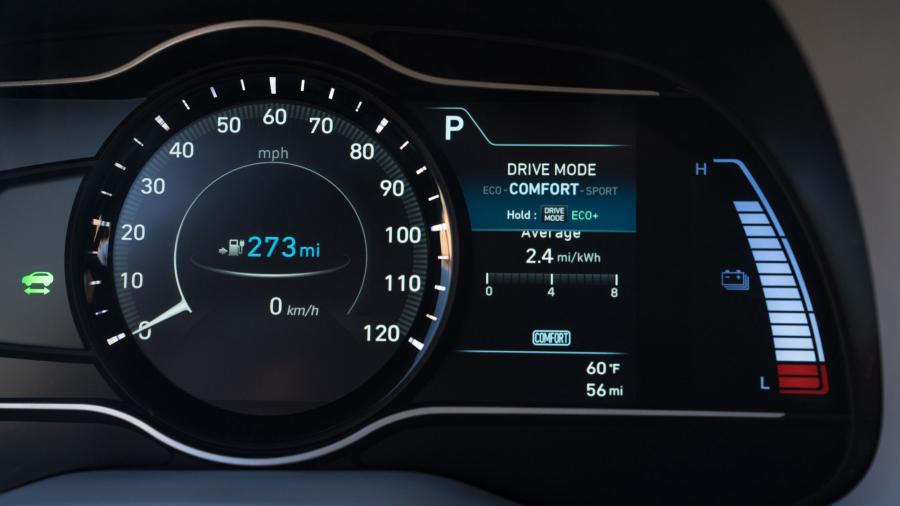 Панель приборов Hyundai Kona Electric (OS) 2018 года  (NA) (фото 49 из 55)